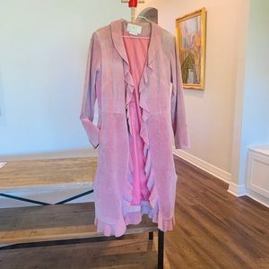 Pink Long sleeve suit jacket